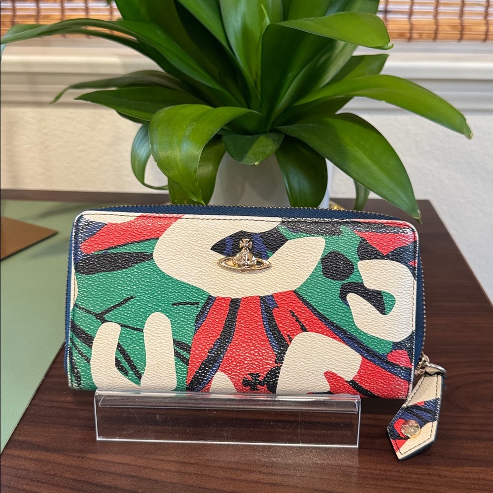Vivienne Westwood Colorful Abstract Wallet